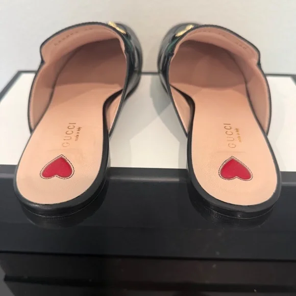 Gucci Princetown Horsebit Leather Slippers - Picture 4 of 15